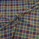 Katoen 280cm - Schotse ruit donker