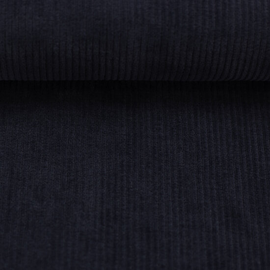 Tricot fluweel fijn - Marineblauw 597