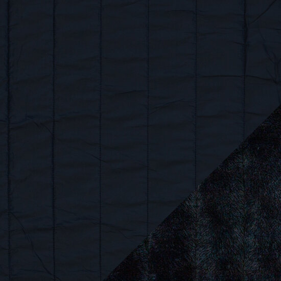 Matelasse fleece - Marine