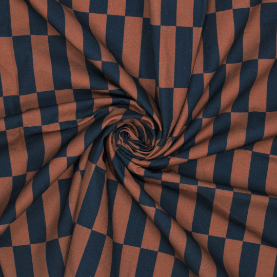 Canvas  - rectangle roest marine