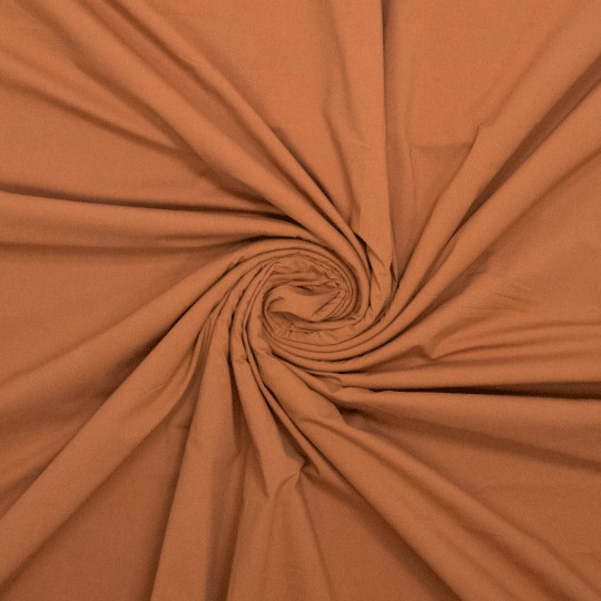 Katoen papertouch - Hazelnootbruin