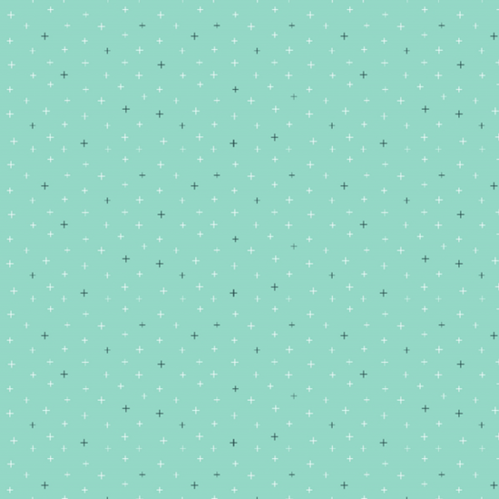 Katoen - Positive cross blue