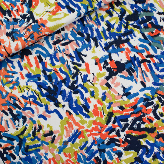 French terry - Playtime paint fun