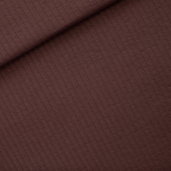 Matelasse jersey - Playtime rum raisin brown