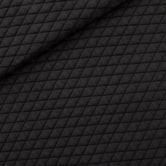Matelasse piqué - Playtime black