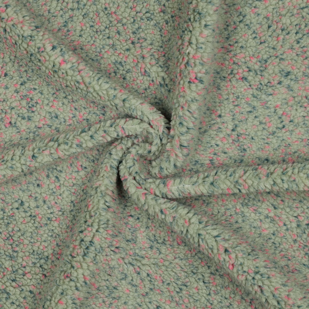 Teddy - Spikkel groen roze