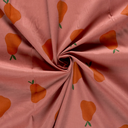 Ribfluweel - Peren op roze