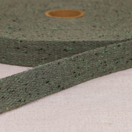 Tassenband 30mm - Spikkel kaki 53