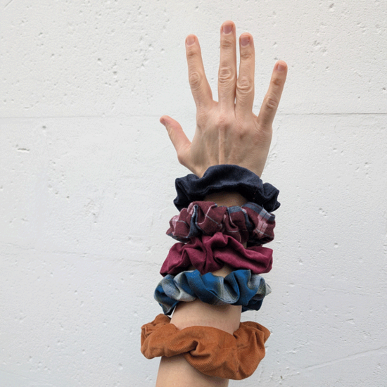 Stoffenpakket - Scrunchies caro