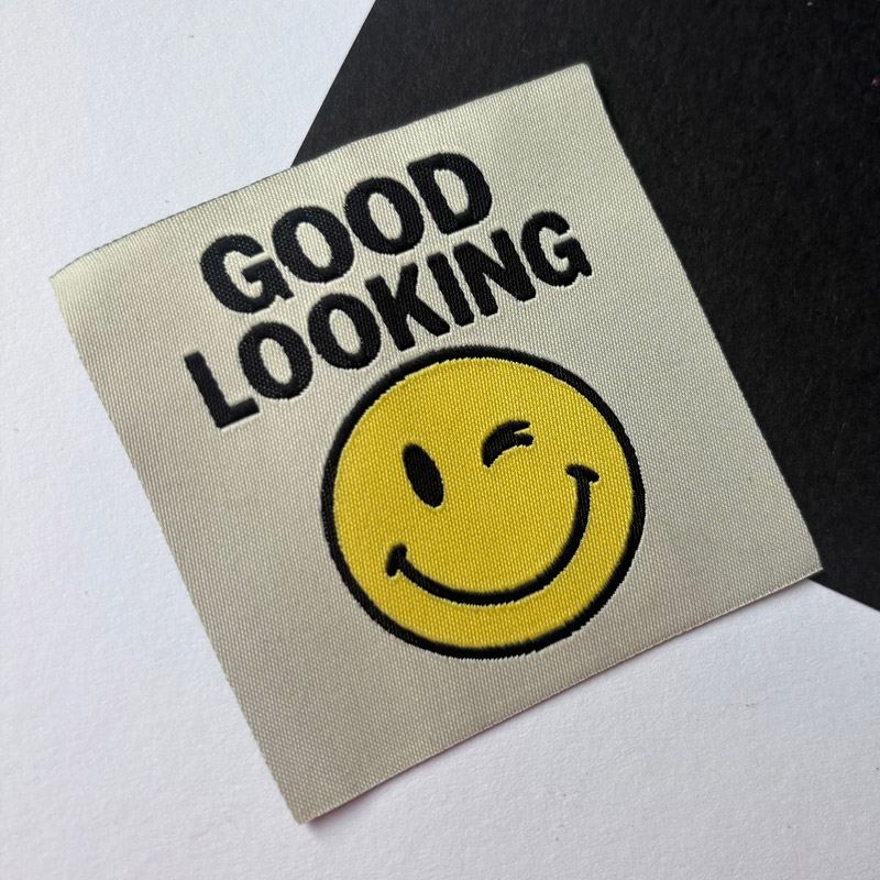 Label - Good looking smiley (5 stuks)
