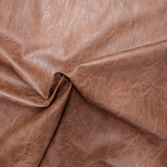 Vegan leder - Warmbruin structuur fi