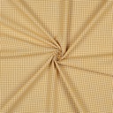 Katoen - vichy ruit oker (3mm)