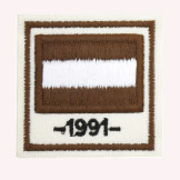 Applicatie - 1991 bruin-ecru