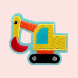 Applicatie - gele graafmachine