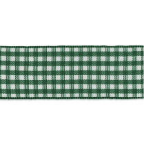 Sierlint 25mm - Vichy ruit groen