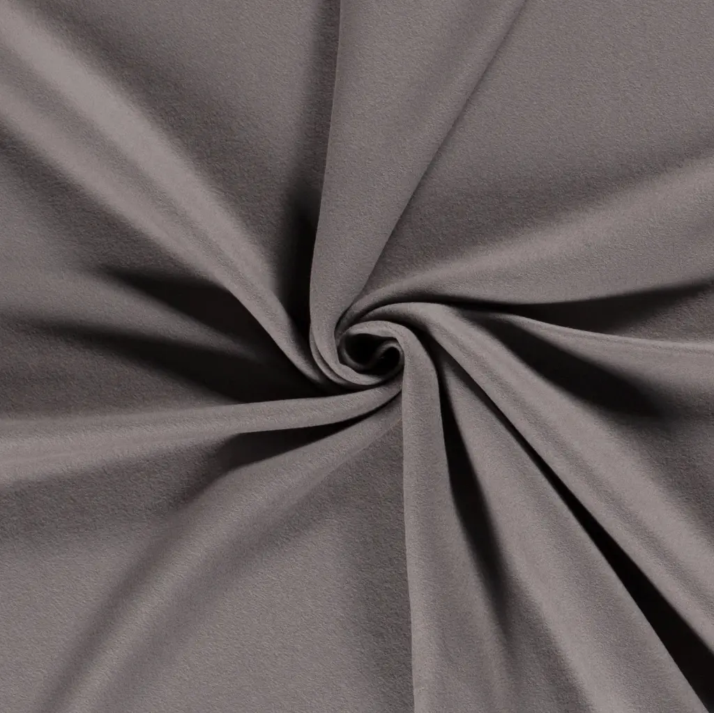Fleece katoen - middengrijs 68