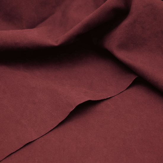 Washed canvas - Donkerbordeaux