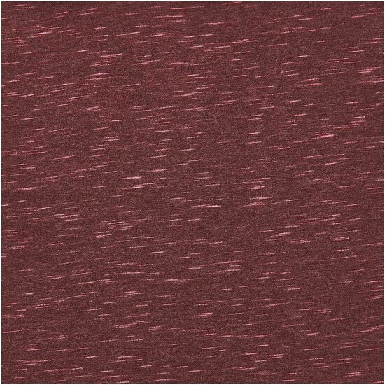 Jersey - Melange bordeauxbruin roze