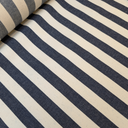 Jeans stretch - Stripes darkblue 25mm