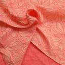 Jacquard - Roze bloemen fluo