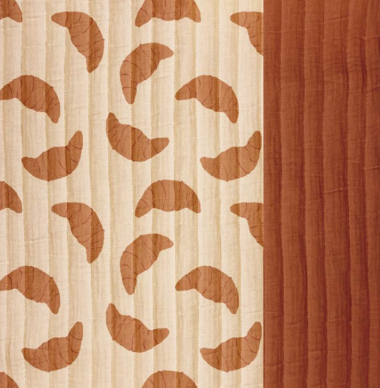 Matelasse gauze - Croissant