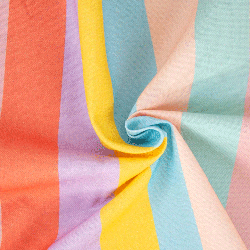 Canvas - Pastelkleuren streep