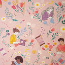 Canvas - Happy sewers roze