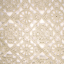 Gehaakt - Kant naturel met cirkelpatroon