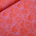 Damesstof - Pink citrus punch