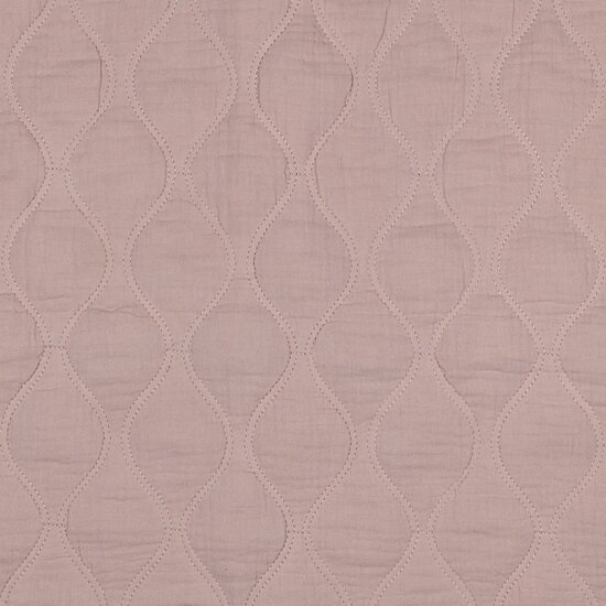 Matelasse gauze - ellips roze