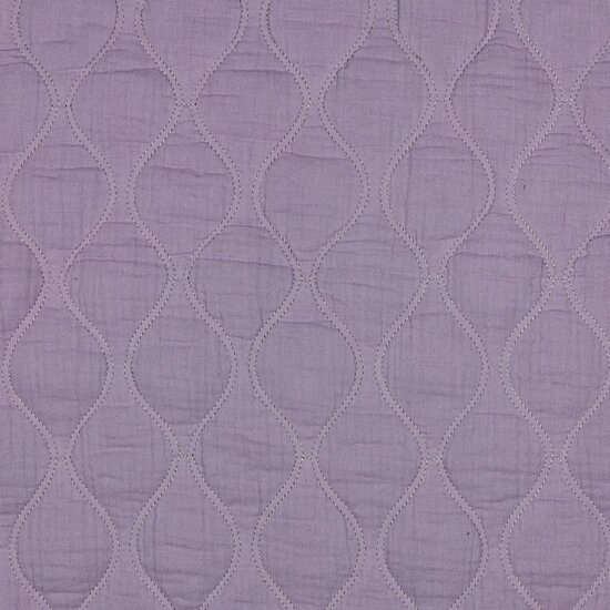 Matelasse gauze - ellips lila