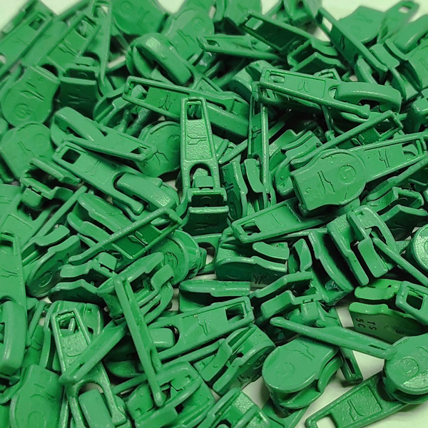 Rits schuiver P60 - jadegroen