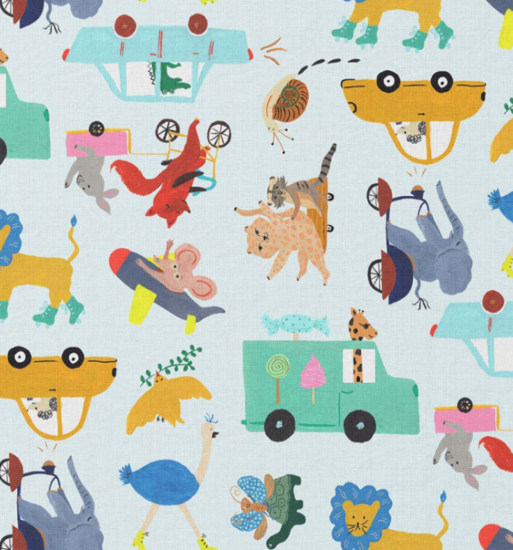 Katoen - Dieren ondersteboven vroem