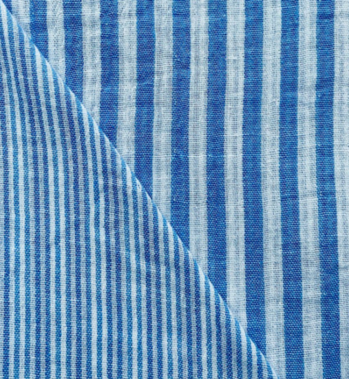 Tetra double - Stripes small maxi blue