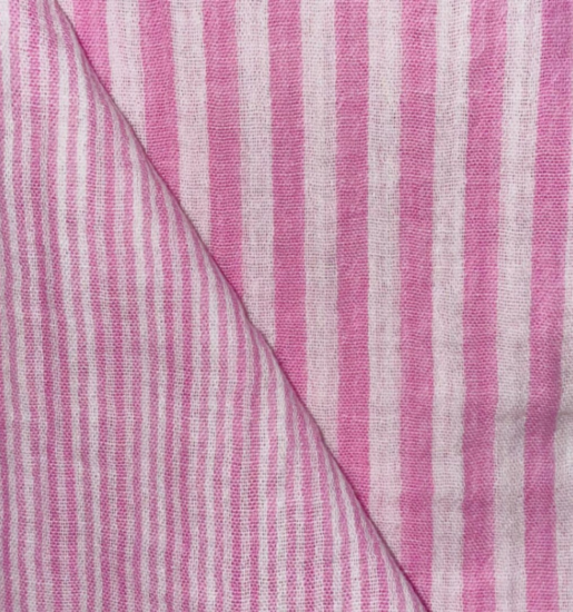 tetra double - Stripes small maxi rose