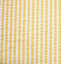 Seersucker katoen - Strepen geel 1 cm