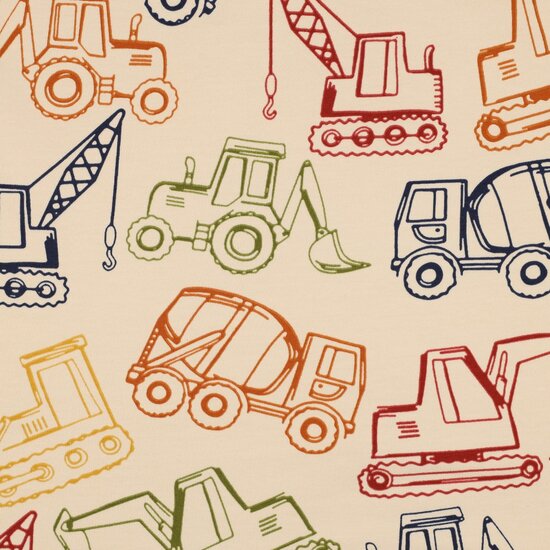 French terry - Werfverkeer beige