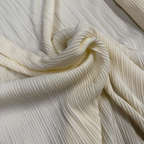 Plissé crinckle - Ecru 22
