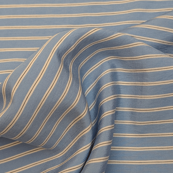 Viscose - Stripes naomi blue