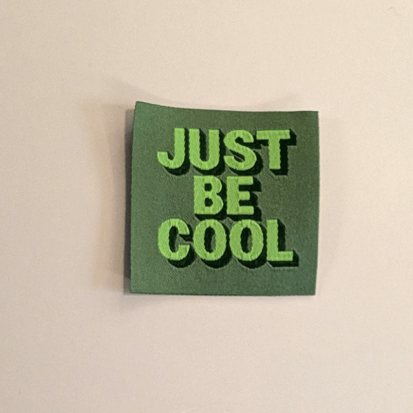 Label - Just be cool (5 stuks)