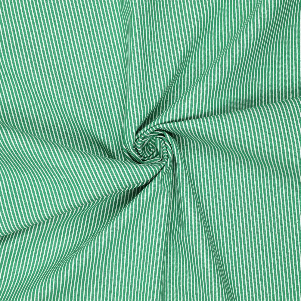 Jeans - Strepen felgroen