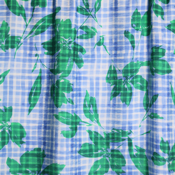 Viscose - Soft checked textured 