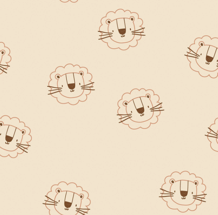 French terry - Snorhaar leeuw beige