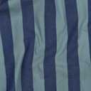 Katoen - lijnen blauw grijsgroen 22mm