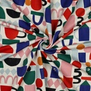 French terry -  Tetris vogels 