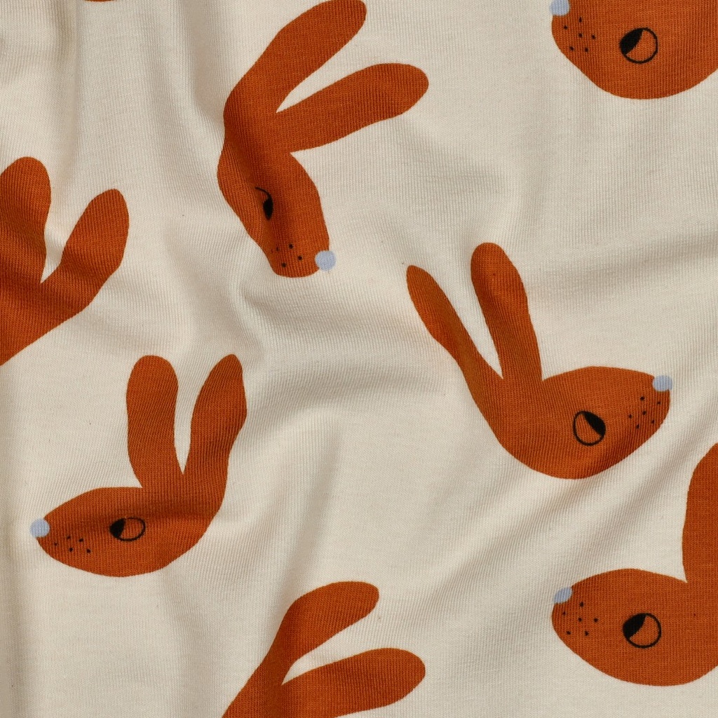 Jersey - Rabbit head ecru