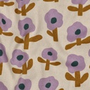Tricot marcel - Simple flower purple