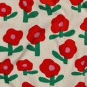 Tricot marcel - Simple flower red