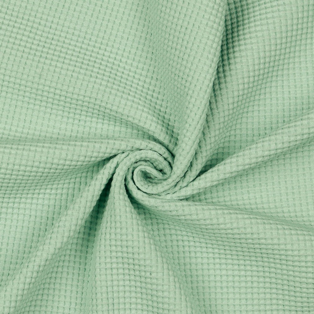 sweater wafelrooster - Munt 15