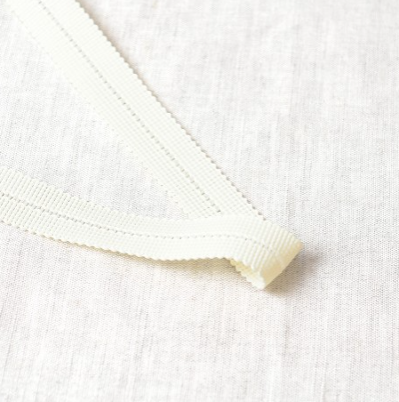 Geweven vouwlint 20mm - ecru
